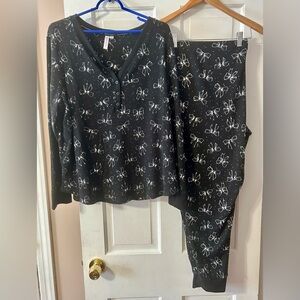 Women’s Secret Treasures Joyspun Waffle Pajama Set 2x